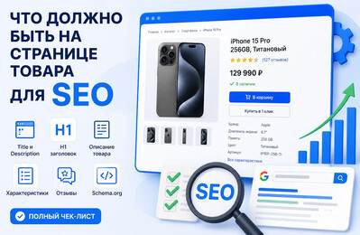 Что должно быть на странице товара для SEO