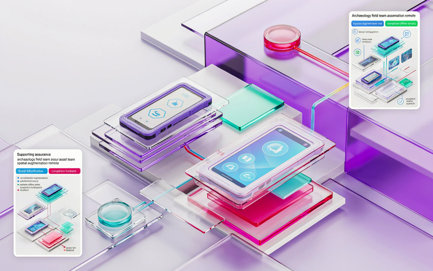 Презентационная концепция интерфейса проекта «AR-система удалённой поддержки: «Мобильный геореестр полевой археологической экспедиции»»
