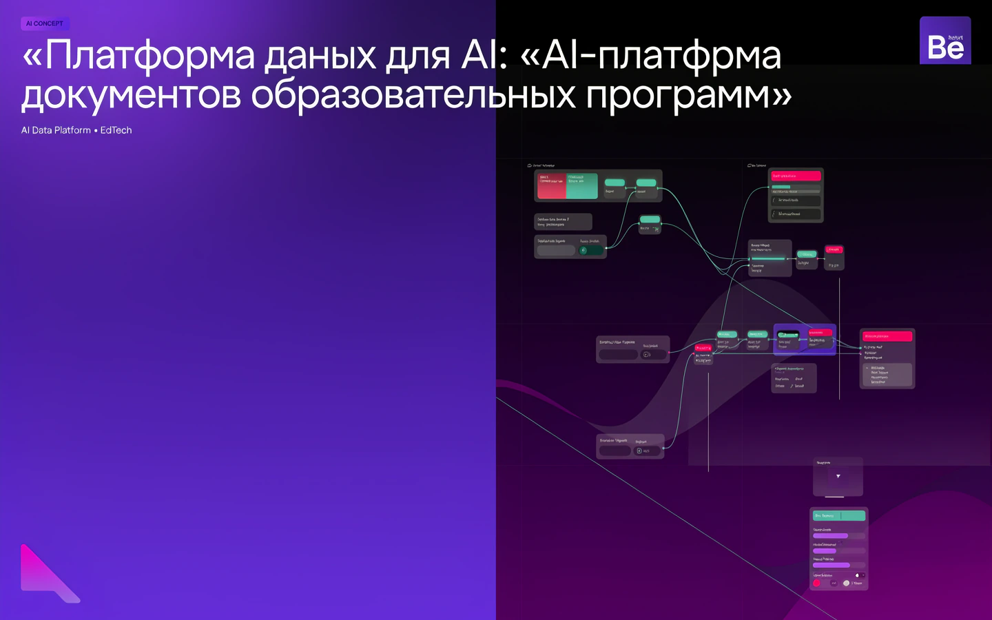 Презентационная концепция интерфейса проекта «Платформа данных для AI: «AI-платформа документов образовательных программ»»