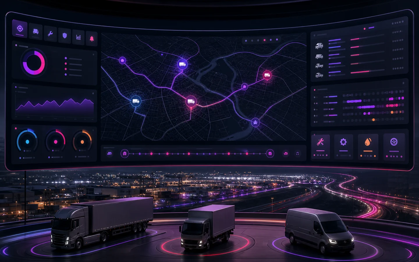 Визуальная концепция платформы Fleet Control
