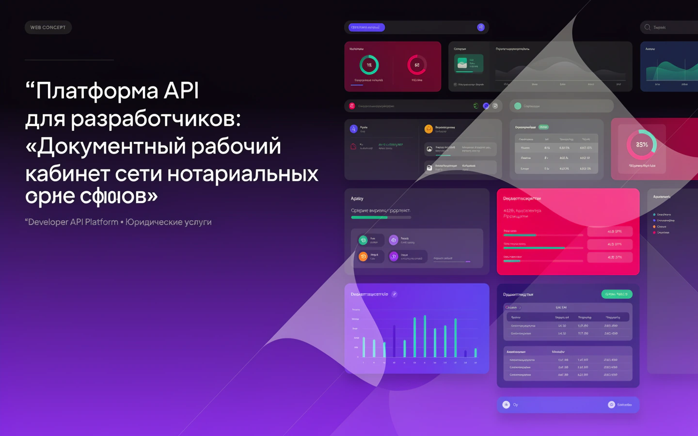 Презентационная концепция интерфейса проекта «Платформа API для разработчиков: «Документный рабочий кабинет сети нотариальных офисов»»