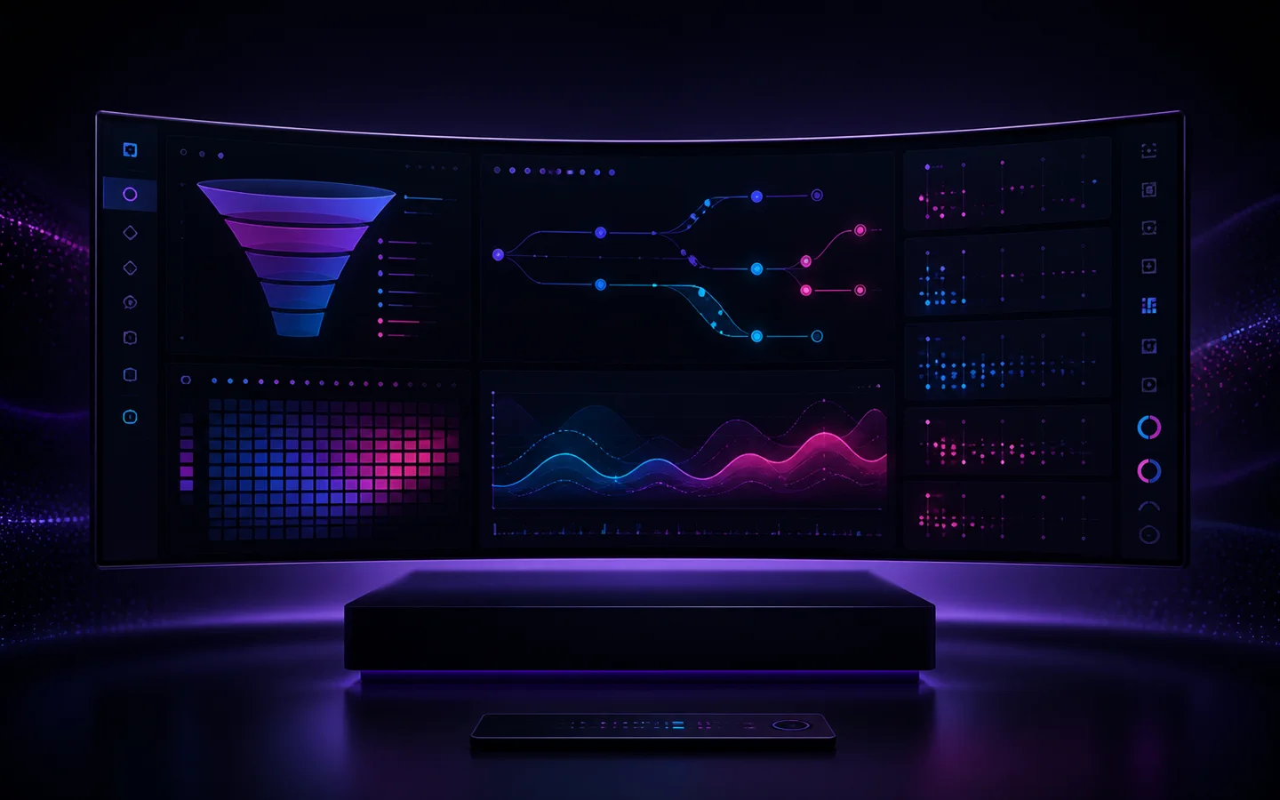 Презентационная визуализация проекта «SaaS-платформа продуктовой аналитики»
