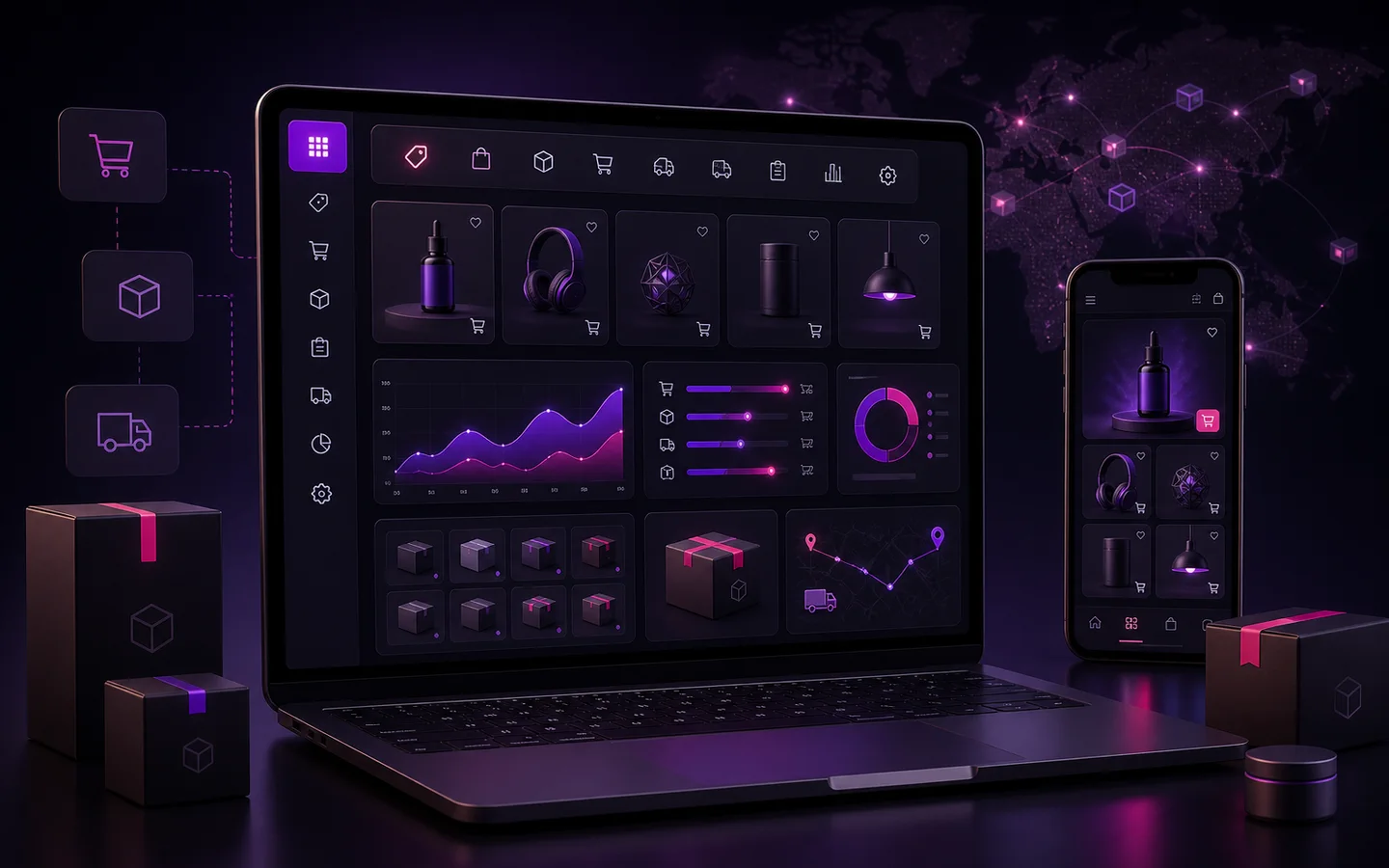Визуальная концепция единой торговой платформы
