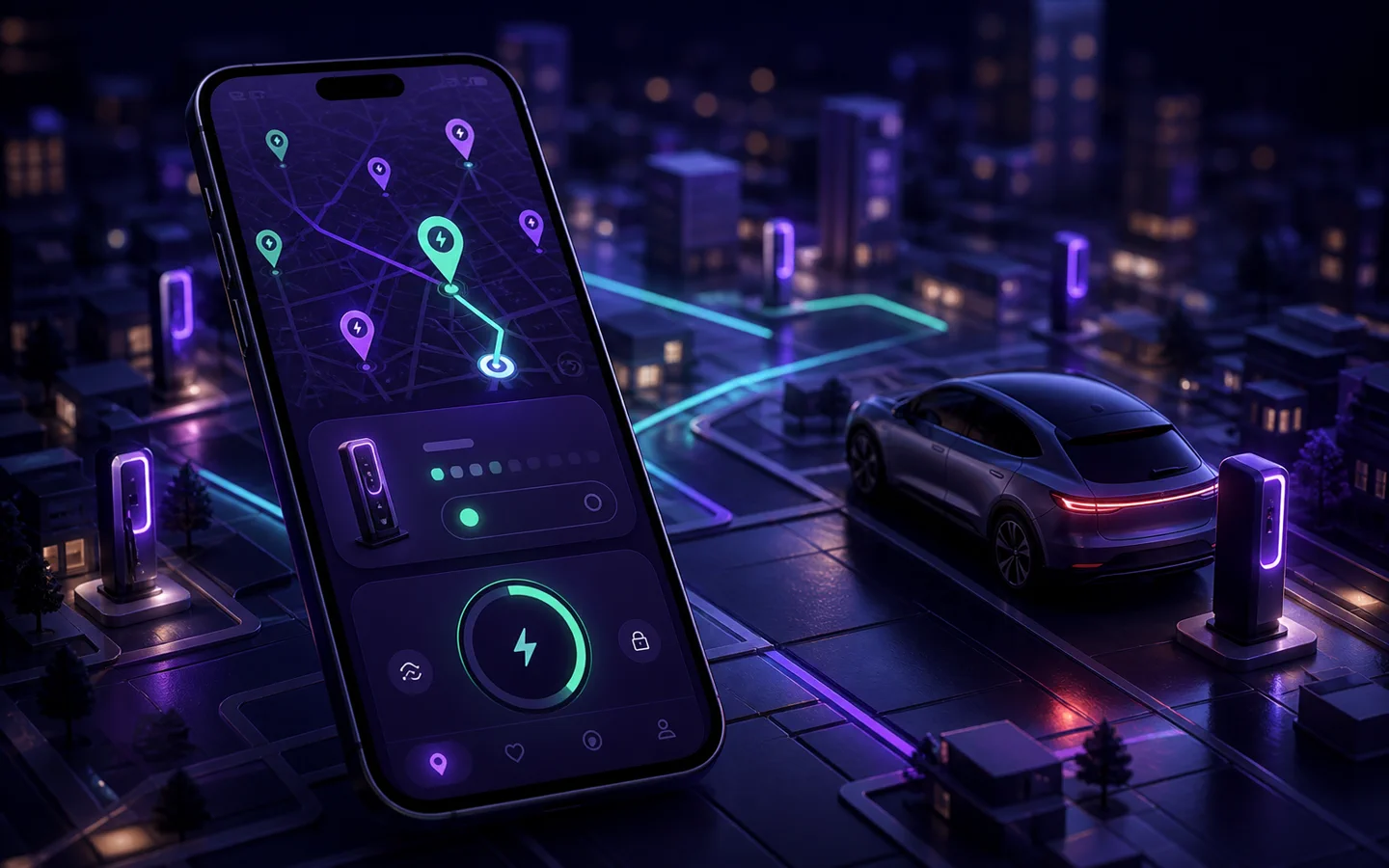 Визуальная концепция сервиса Charge Point