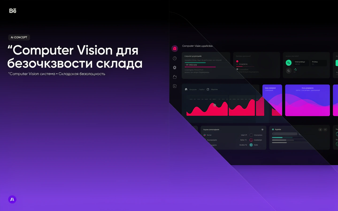 Презентационная концепция интерфейса проекта «Computer Vision для безопасности склада»