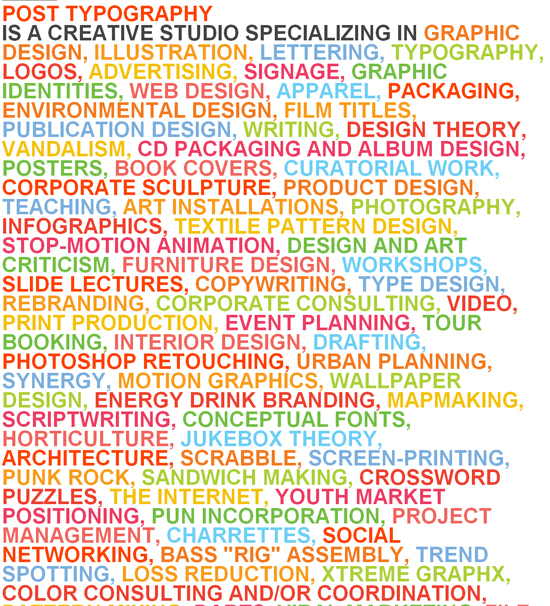 Post Typography